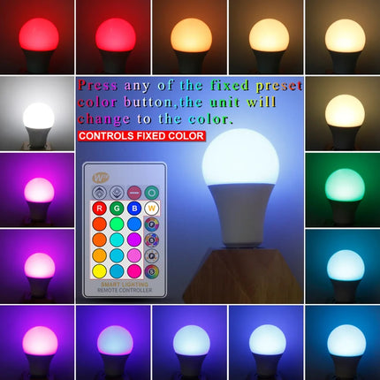 Led Lampe RGB avec Télécommande