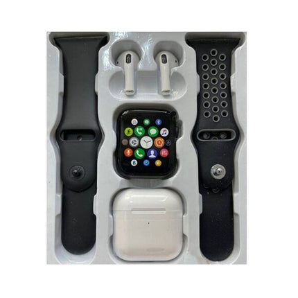 MONTRE CONNECTÉE W26 PRO MAX SÉRIE 8 + AIRPODS + 2 CEINTURES