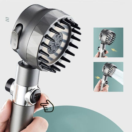 Pomme de douche HAUTE PRESSION + Filtre, Douchette à 3 modes