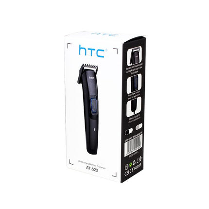Htc Tondeuse cheveux - barbe sans fil - Noir - AT-522