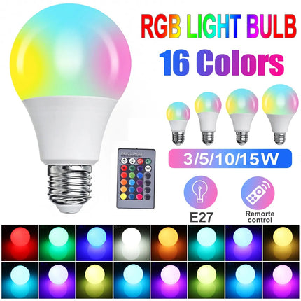 Led Lampe RGB avec Télécommande