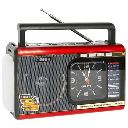 Meier – Radio FM M-U40, USB SD, affichage analogique