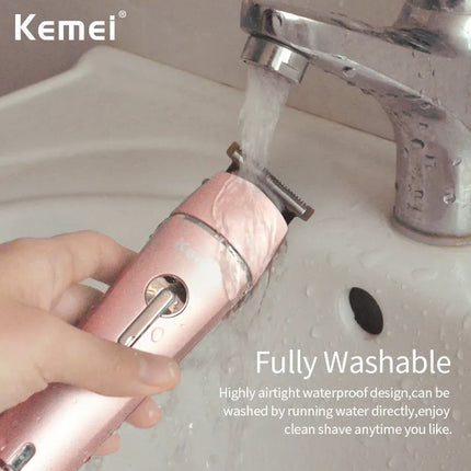 Kemei Tondeuse - Waterproof 10 En 1 - KM 1015
