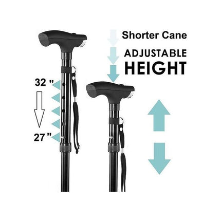 Trusty Cane Canne de Marche avec Lampe LED