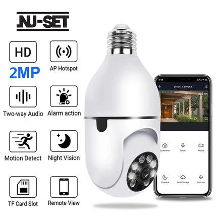 Caméra de Surveillance ampoule panoramique 360°