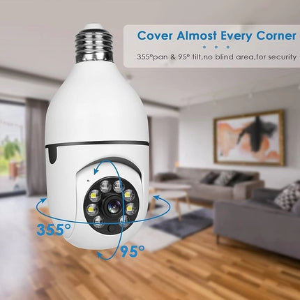 Caméra de Surveillance ampoule panoramique 360°