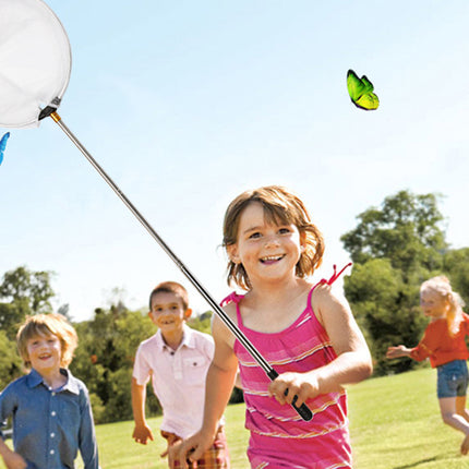Filet professionnel anti-insectes et papillons avec anneau en acier inoxydable