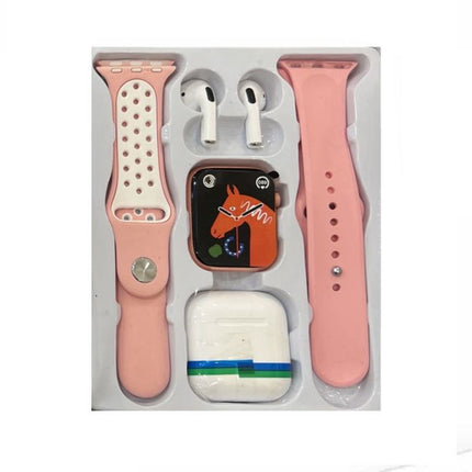 MONTRE CONNECTÉE W26 PRO MAX SÉRIE 8 + AIRPODS + 2 CEINTURES